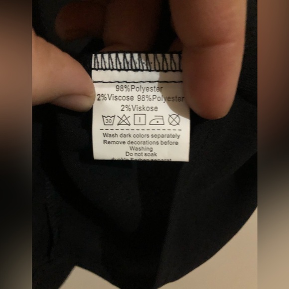 Grace Karin | Black Blouse Style Top - Picture 3 of 4